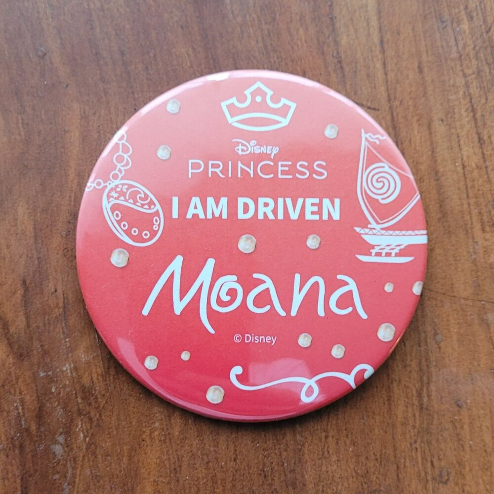 Bath and Body Works Disney Princess Moana Button Pin-back Exclusive